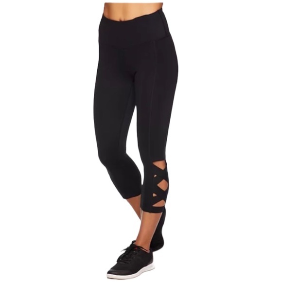 Gaiam🦎High Waste Leggings🌵White/Green/Gray - Picture 1 of 4